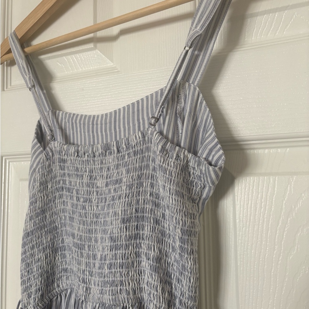 Hollister Striped Blue and White Romper - Picture 4 of 5
